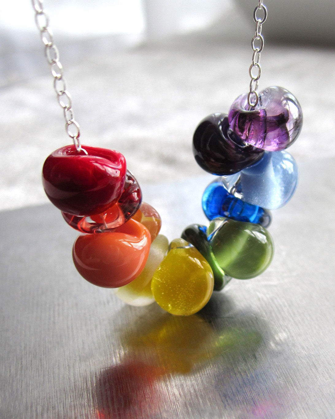 Rainbow Necklace - $20 Donation to Time Out Youth