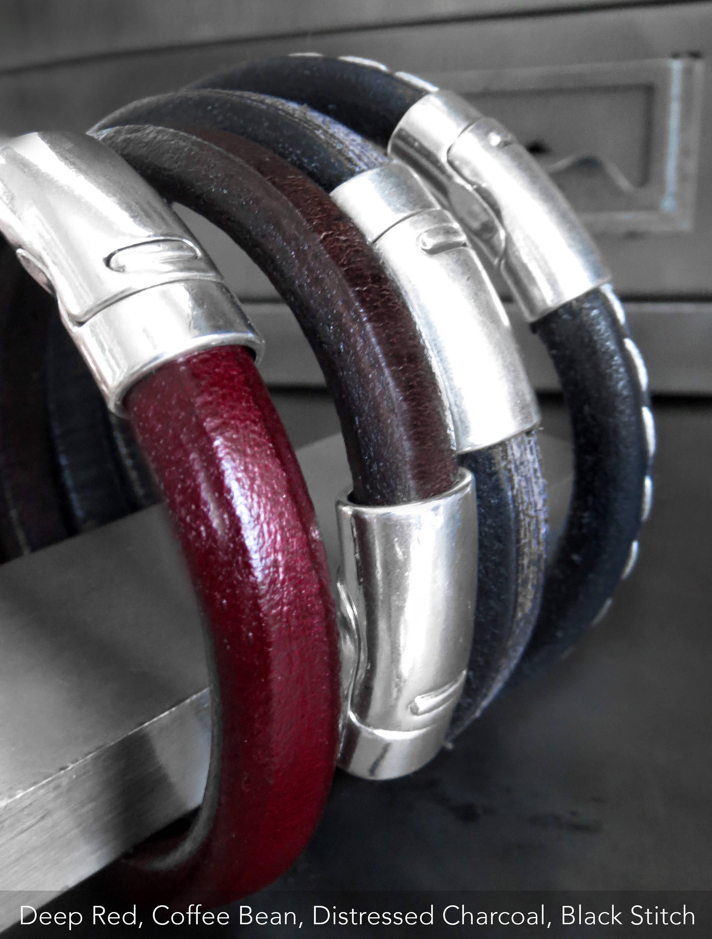 Shy Siren Leather Bracelets for Men Women Unisex