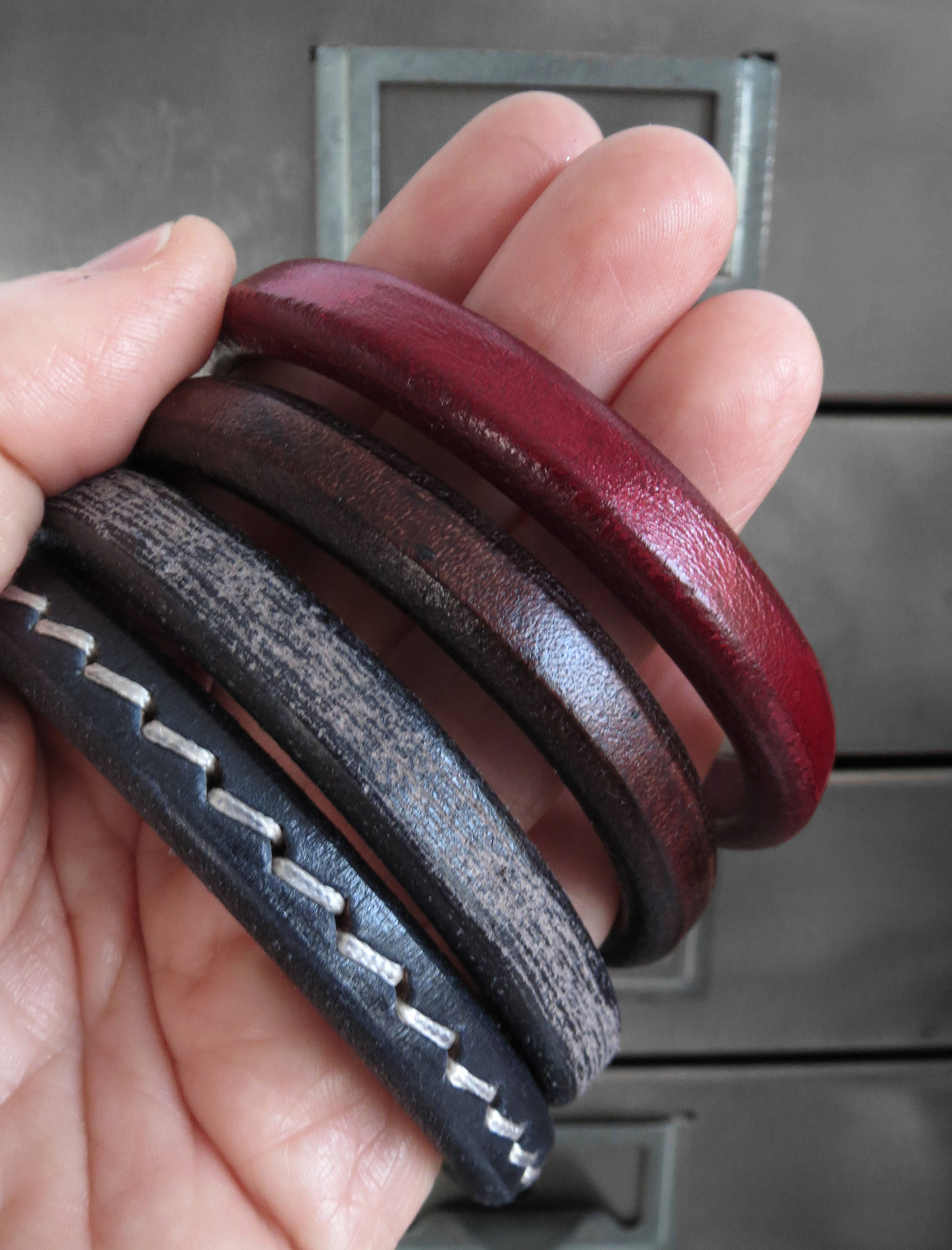 Shy Siren Leather Bracelets for Men Women Unisex