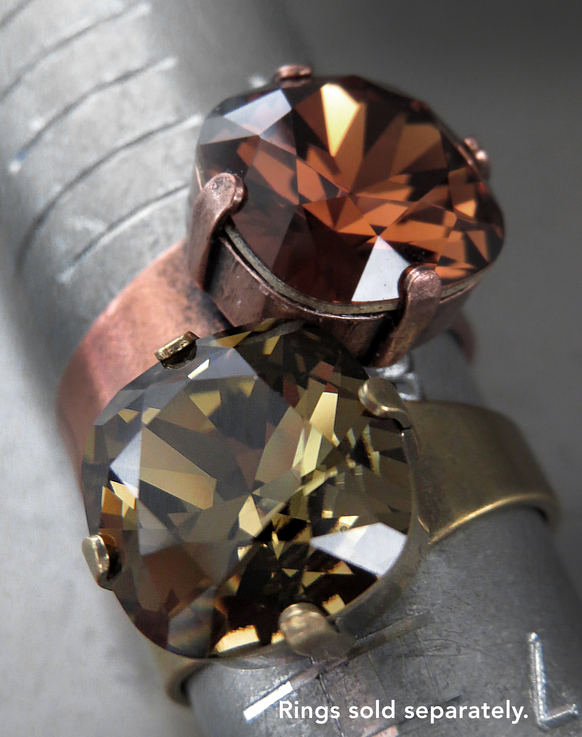 Vintage Tony Duquette 18K Gold Rock Crystal Ring – Tenenbaum Jewelers