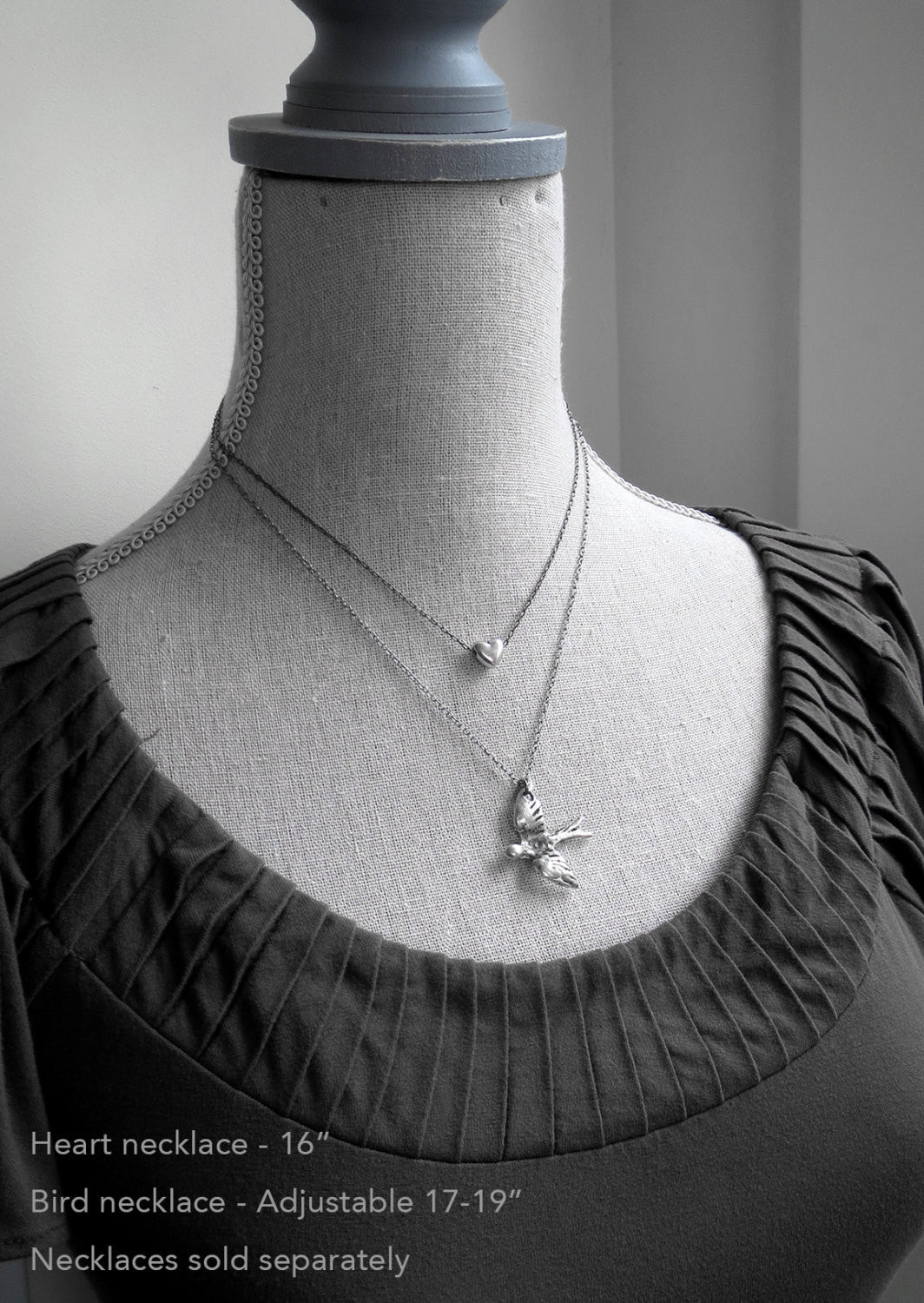 FREE BIRD - Silver Bird Necklace