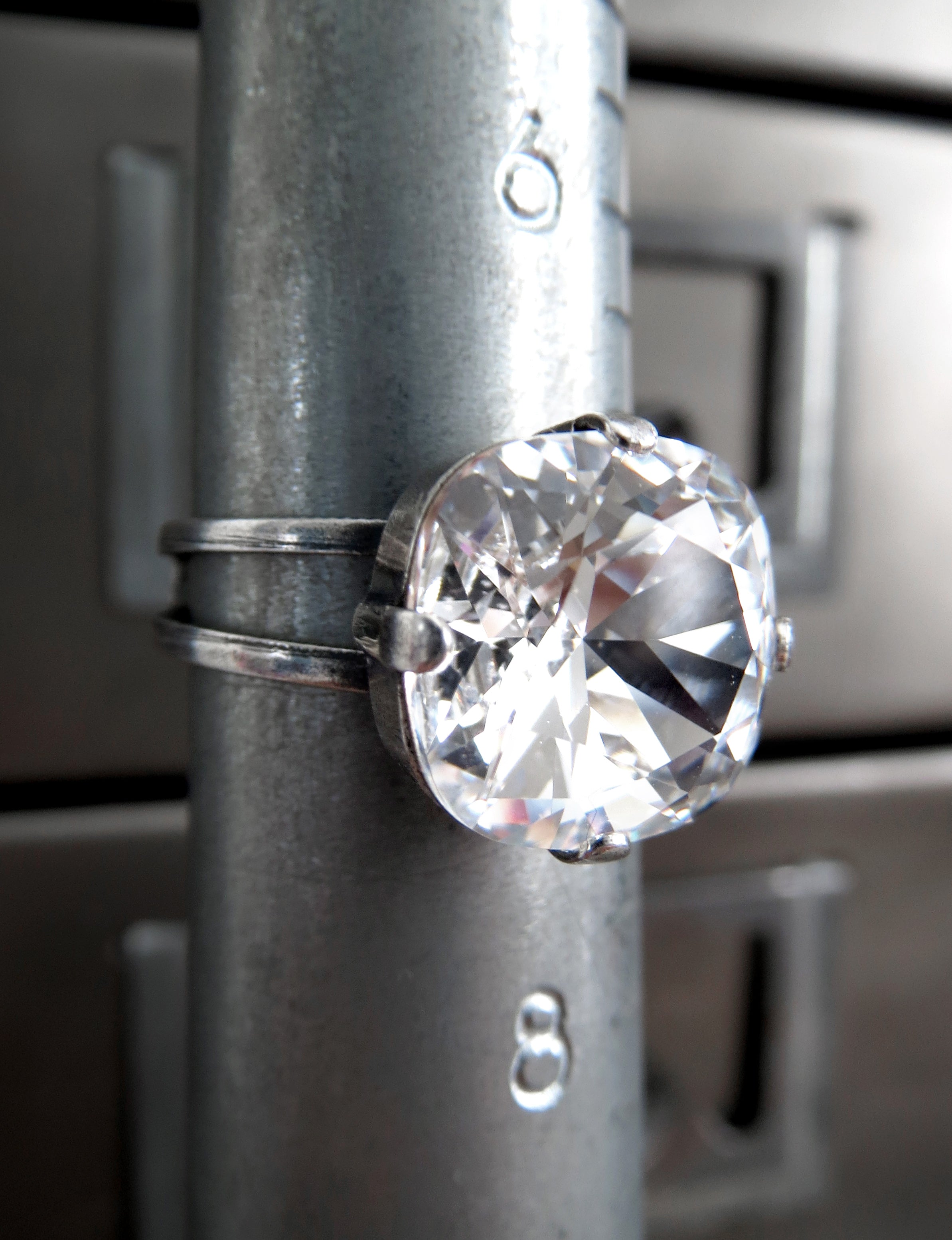 PROMISE - Brilliantly Sparkly Clear Crystal Ring
