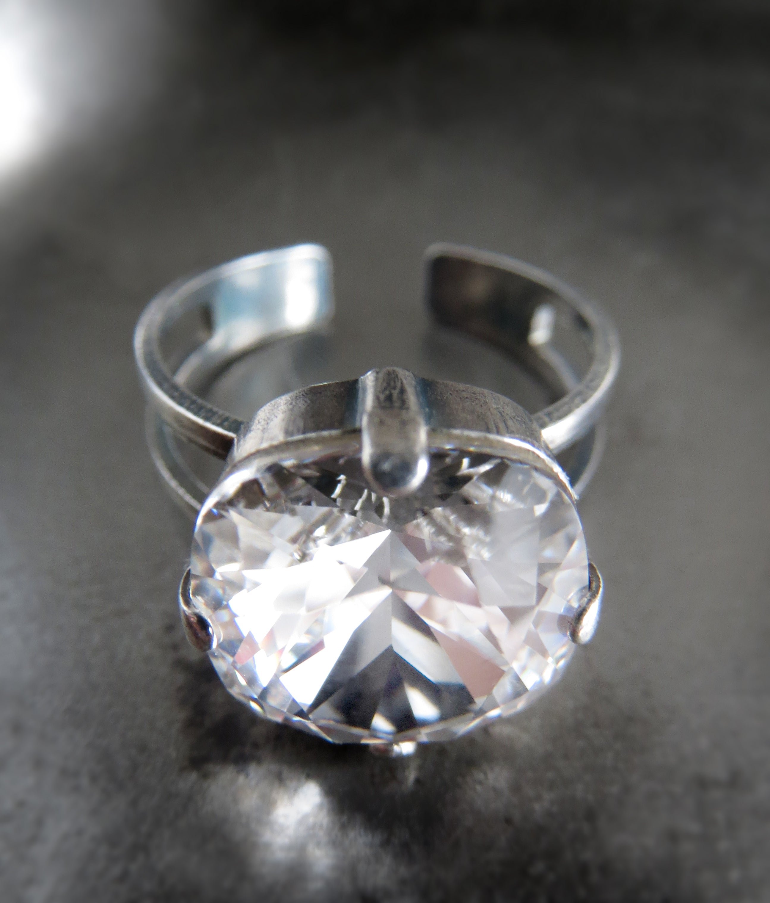 PROMISE - Brilliantly Sparkly Clear Crystal Ring