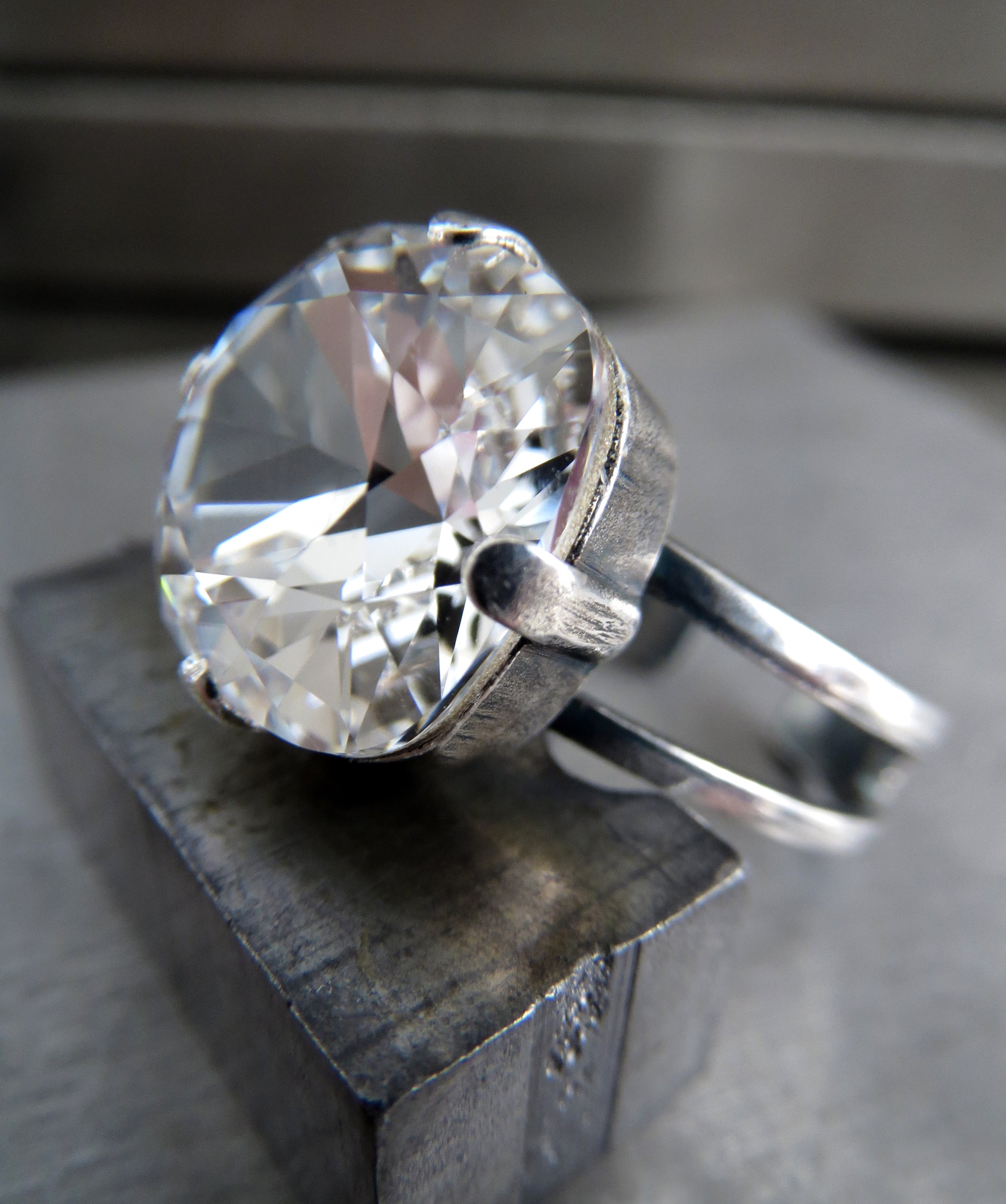 PROMISE - Brilliantly Sparkly Clear Crystal Ring