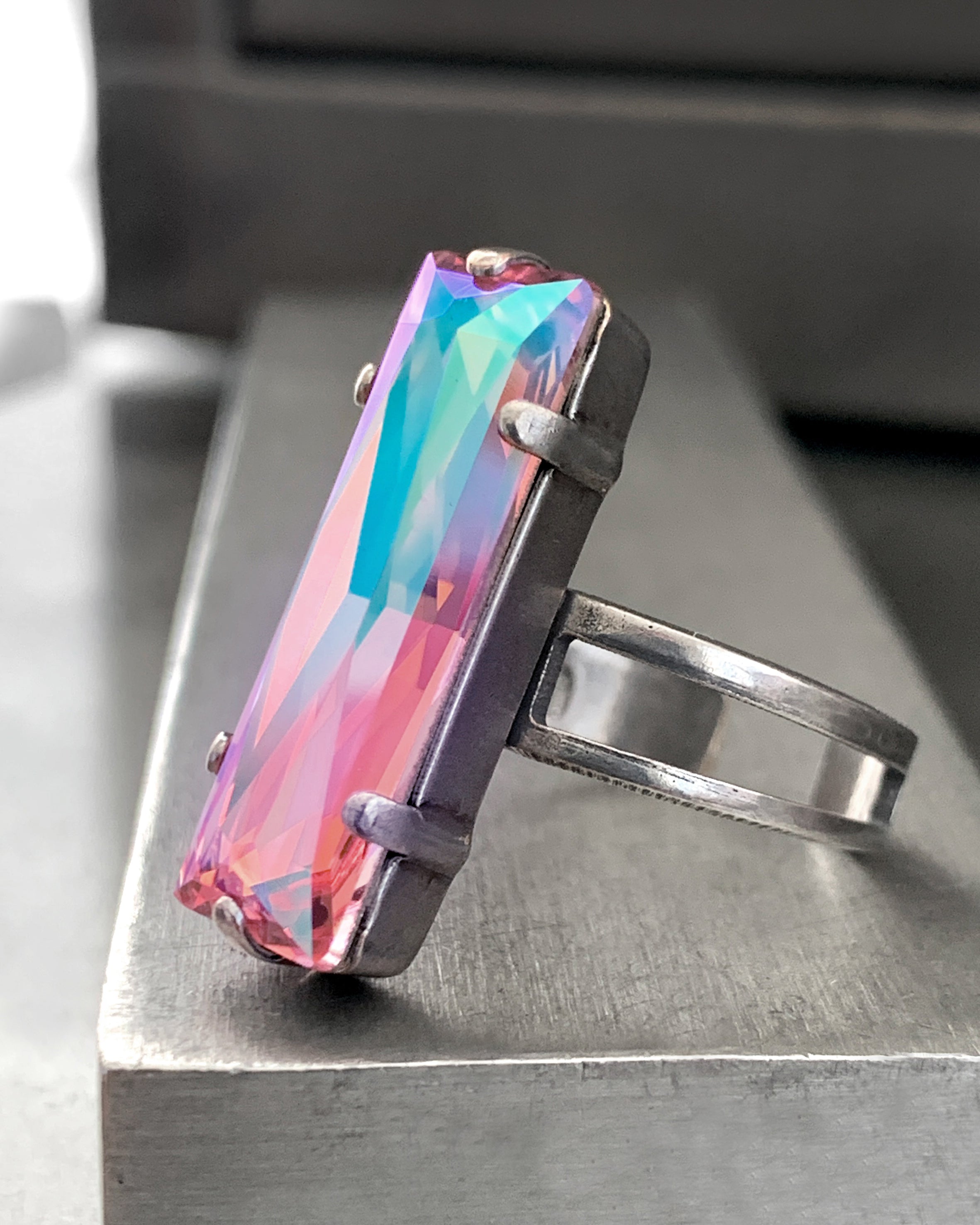 FASCINATION - Limited Edition! Cosmic Pink Crystal Ring